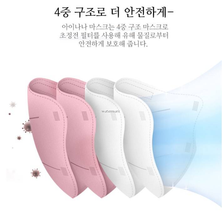 INANA Bird Beak KF94 4ply Colour Face Mask (1pc/pack) Individual Packaging